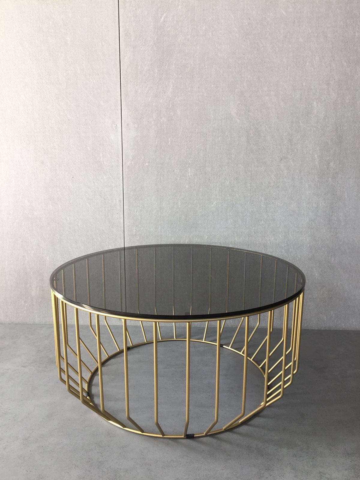 Contemporary Round PVD Coffee Table India